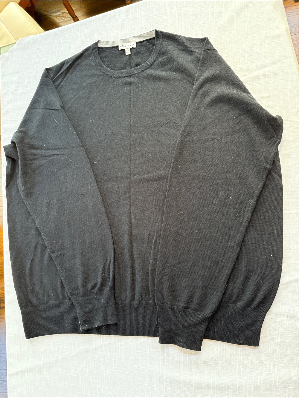 Peter Millar Black Crewneck Sweater